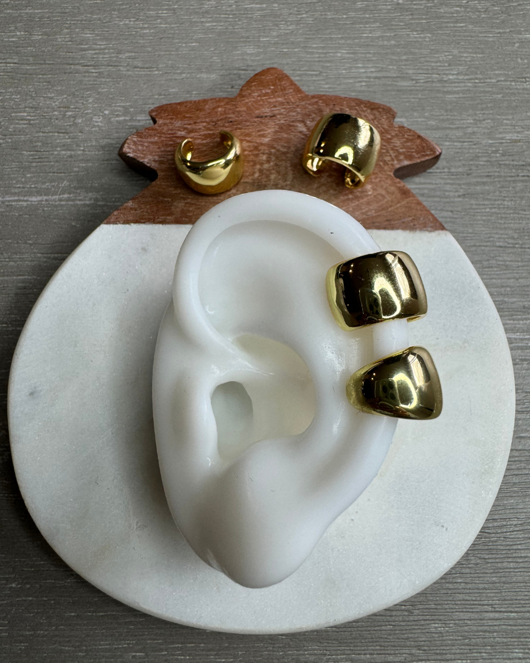 Gold Chunky Earcuff