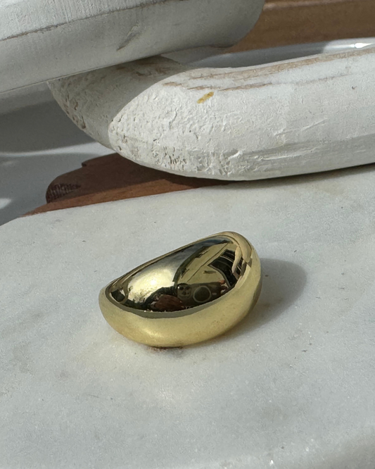 BIG BOLD GOLD RING